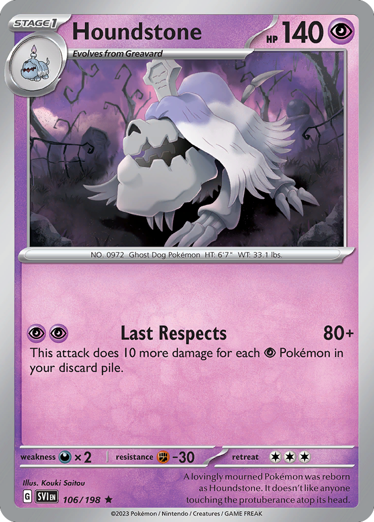 Houndstone — illustrated card