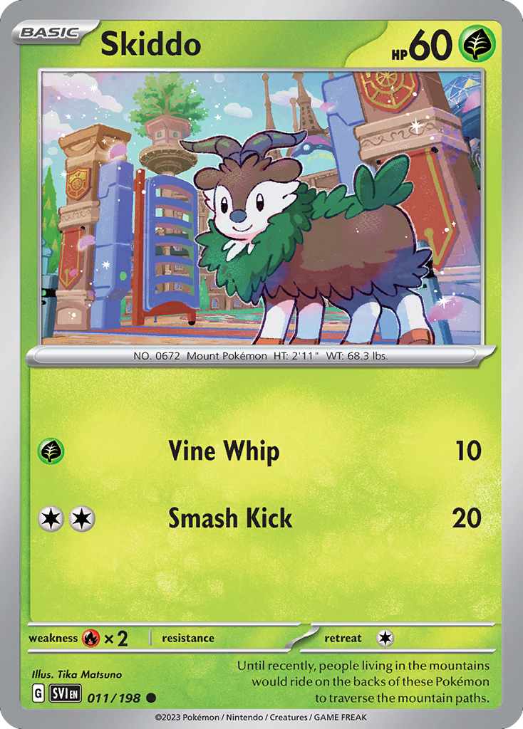 Skiddo — illustrated card