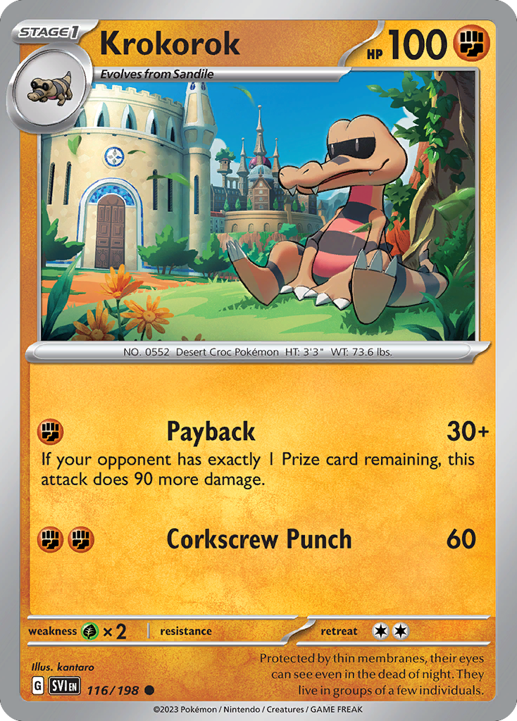 Krokorok — illustrated card
