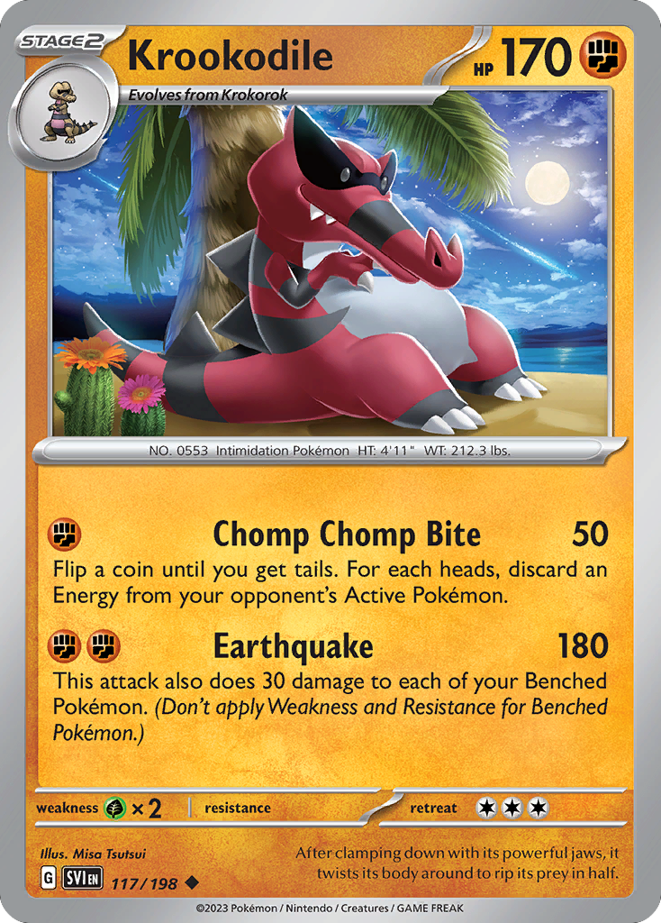 Krookodile — illustrated card