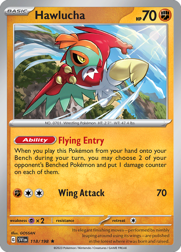 Hawlucha — illustrated card