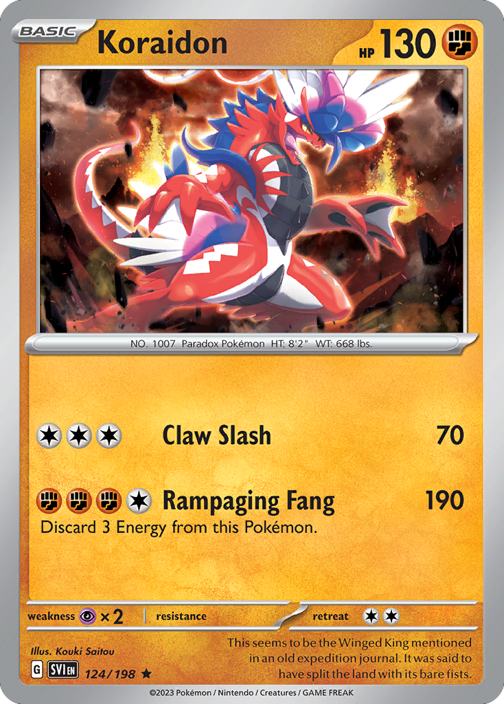 Koraidon — illustrated card