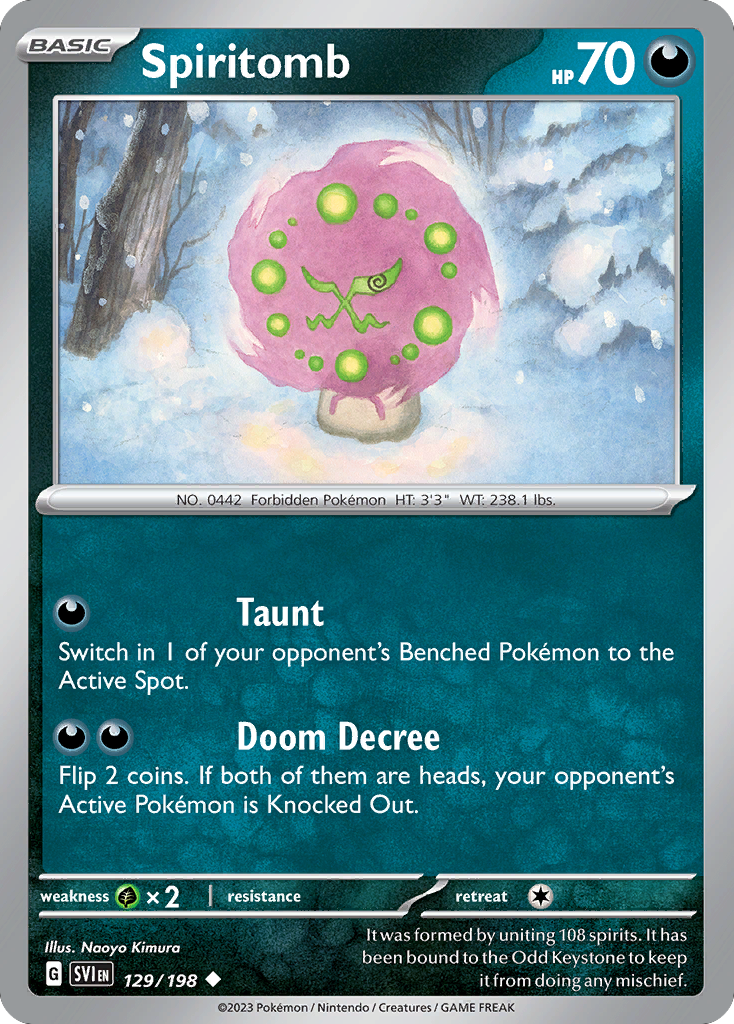Spiritomb — illustrated card