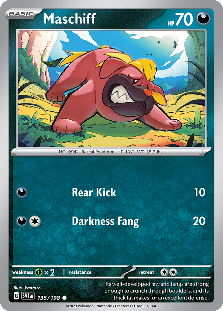 Maschiff — illustrated card