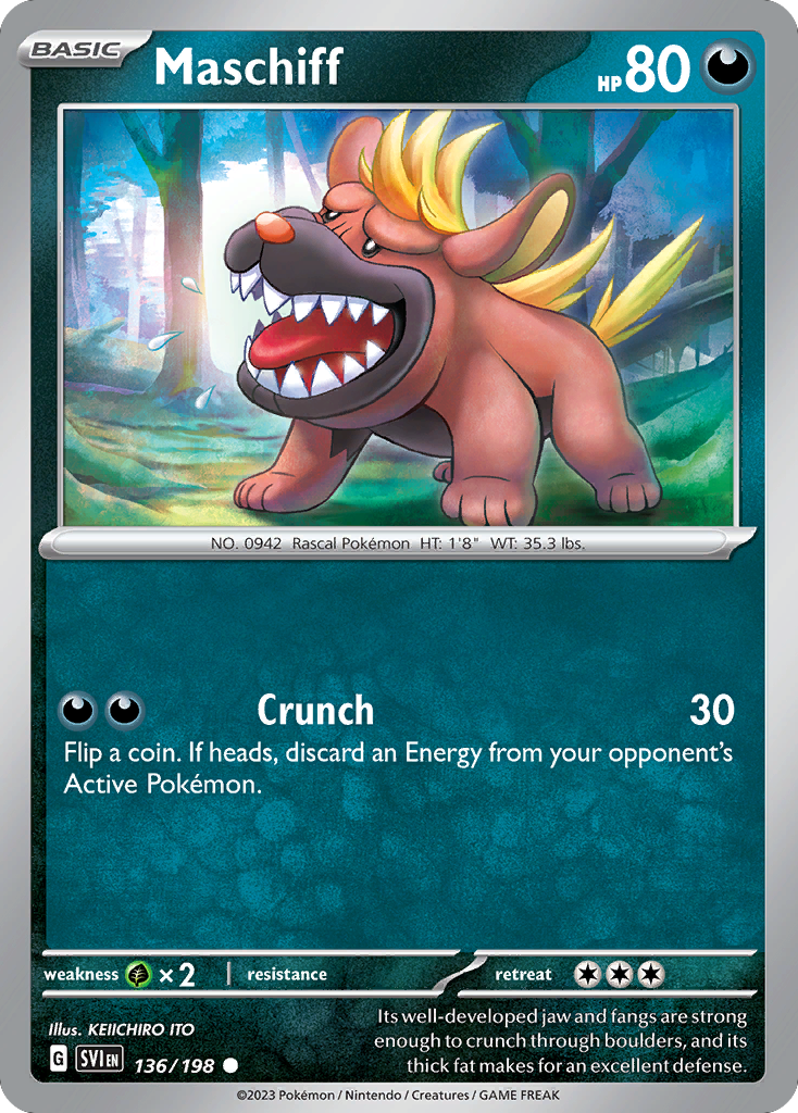 Maschiff — illustrated card