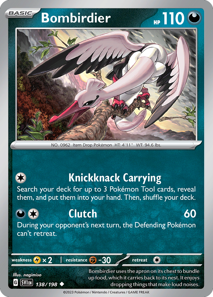 Bombirdier — illustrated card