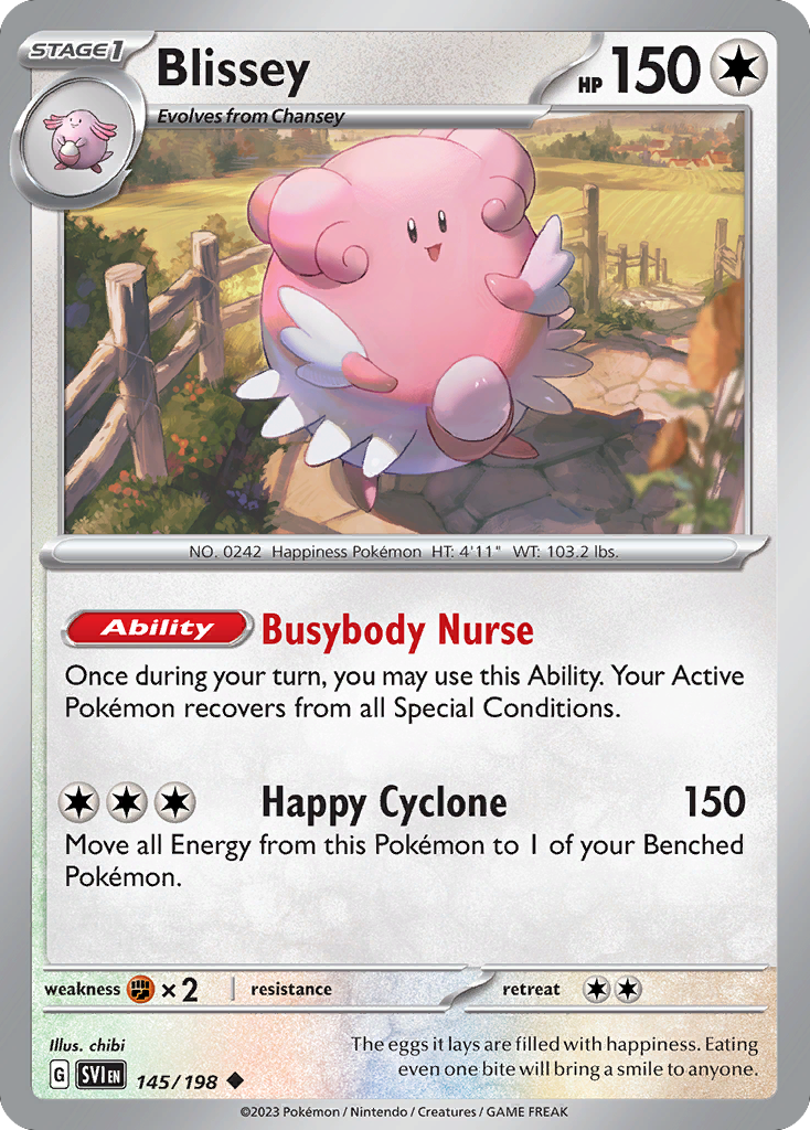Blissey — illustrated card