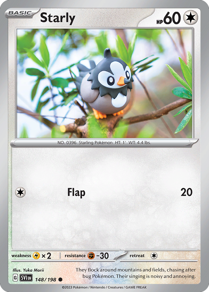 Starly — illustrated card
