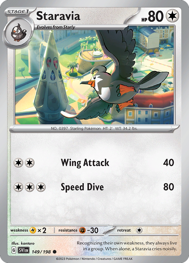 Staravia — illustrated card
