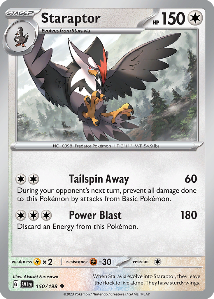 Staraptor — illustrated card
