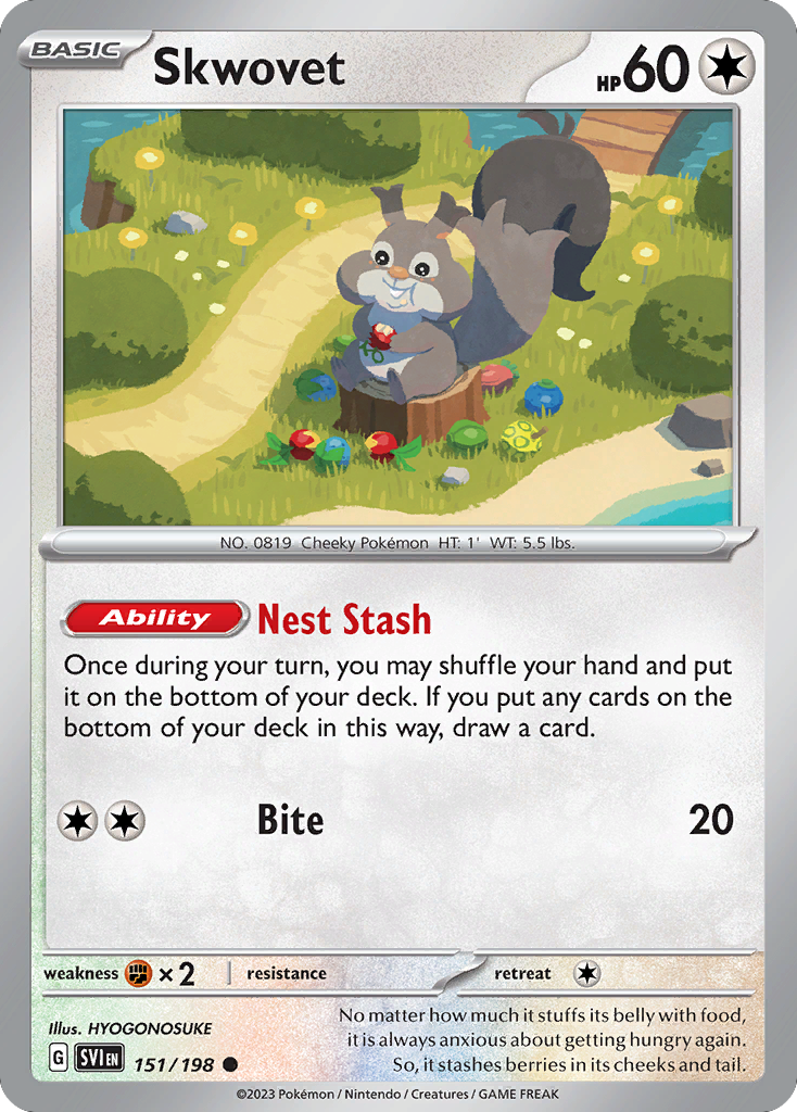 Skwovet — illustrated card