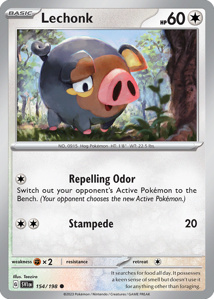 Lechonk — illustrated card