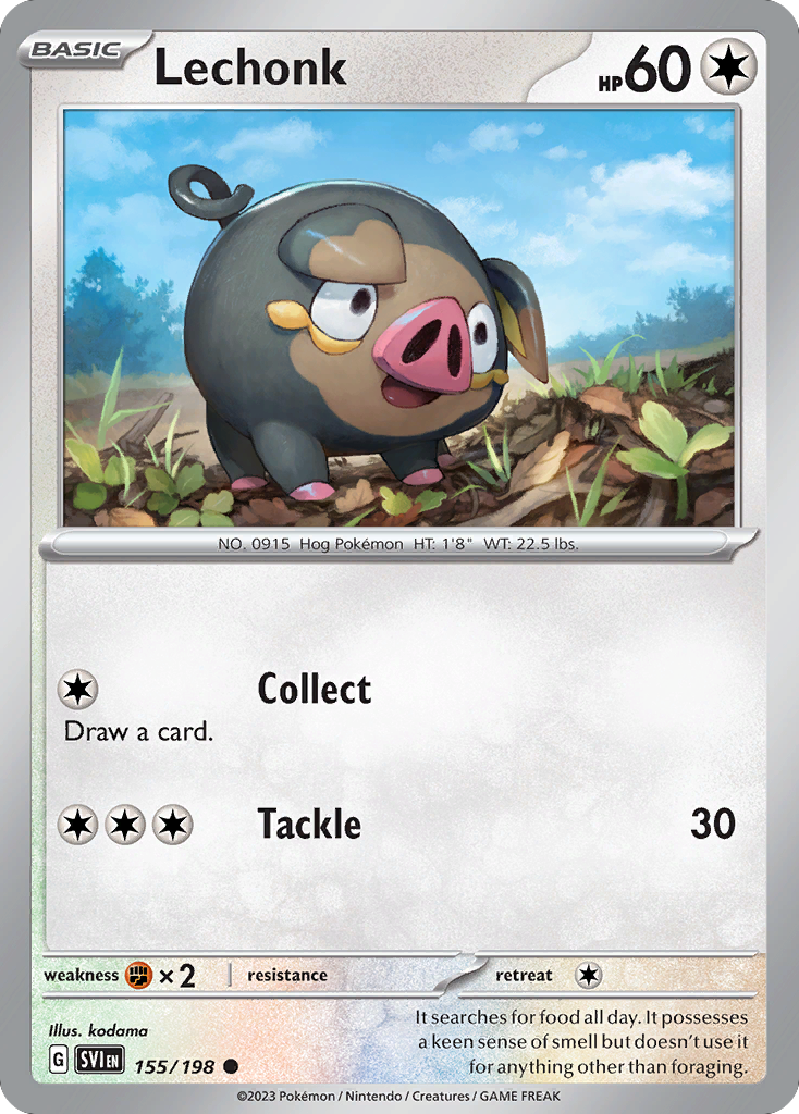 Lechonk — illustrated card