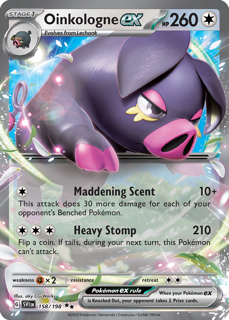 Oinkologne ex — illustrated card