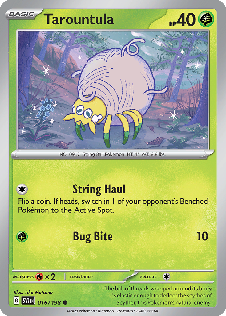 Tarountula — illustrated card