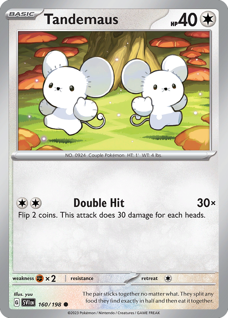 Tandemaus — illustrated card