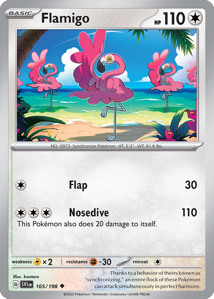 Flamigo — illustrated card