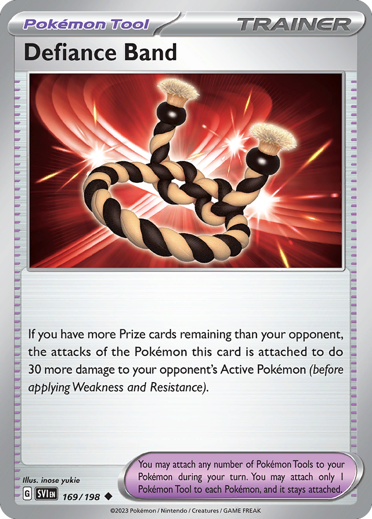 Defiance Band — illustrated card