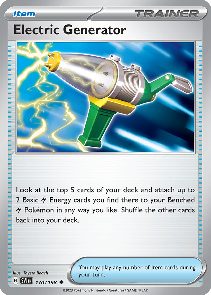 Electric Generator — illustrated card