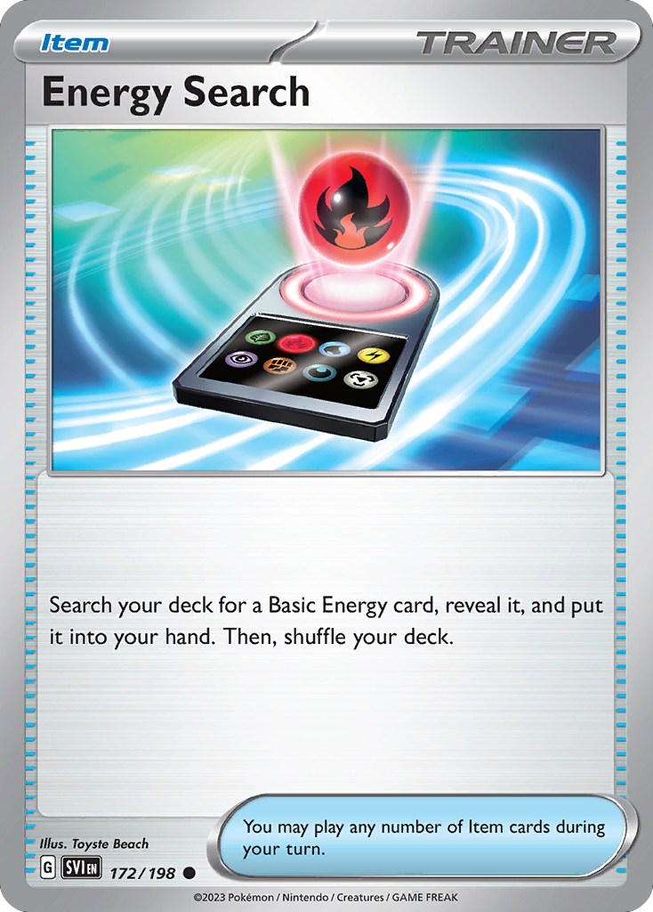 Energy Search — illustrated card