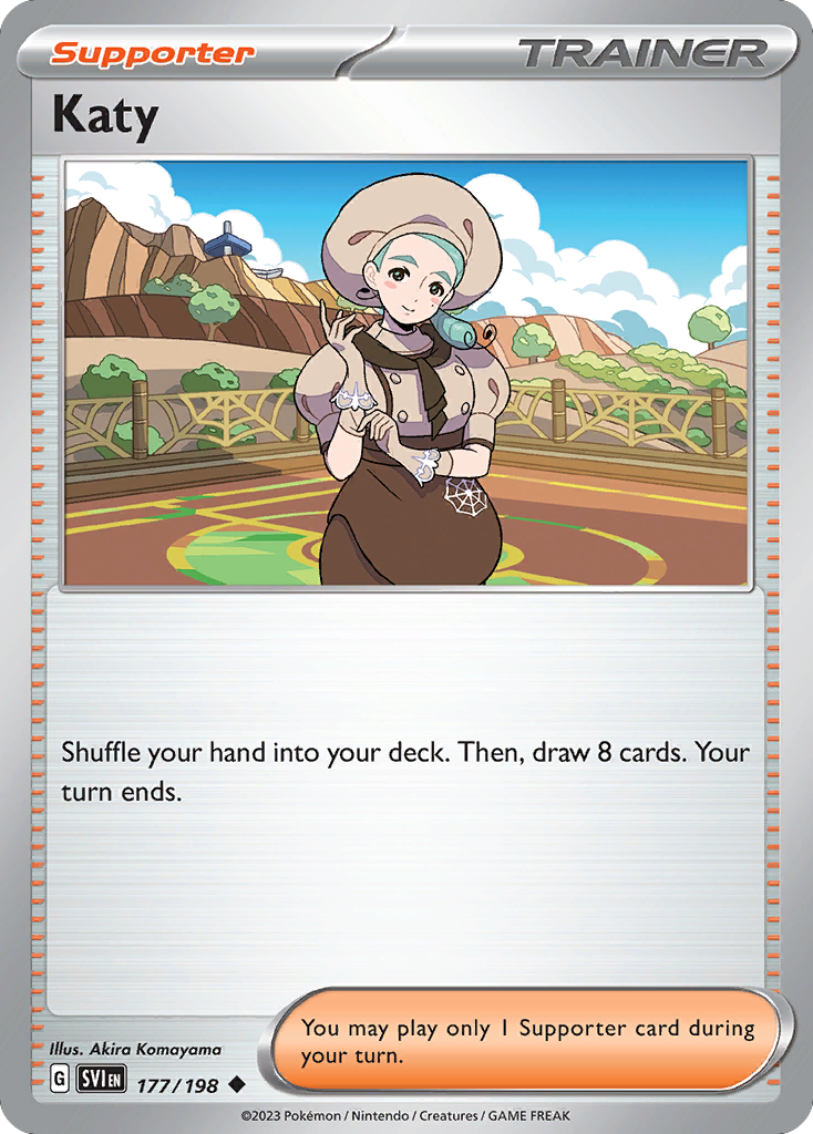 Katy — illustrated card