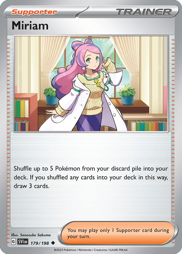 Miriam — illustrated card