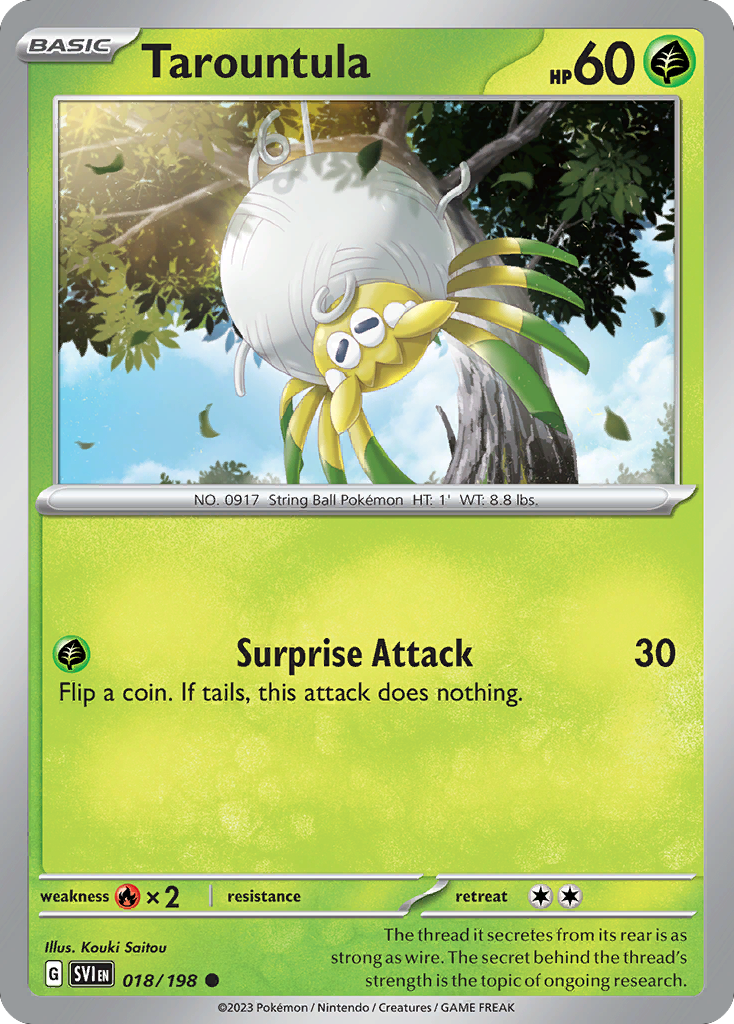 Tarountula — illustrated card