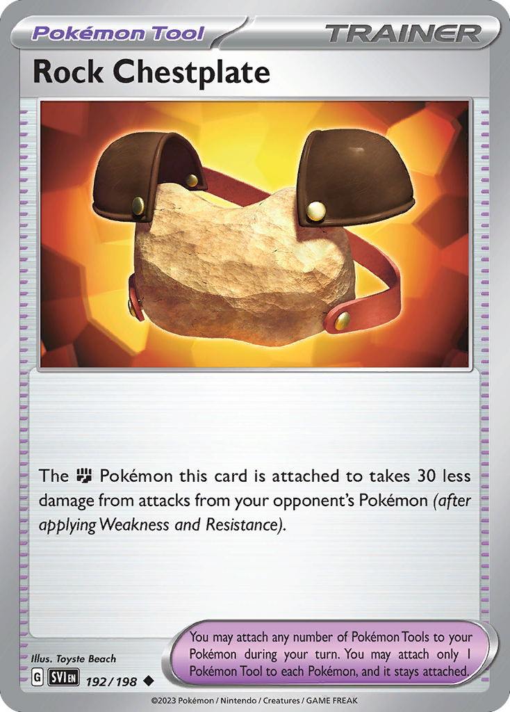 Rock Chestplate — illustrated card