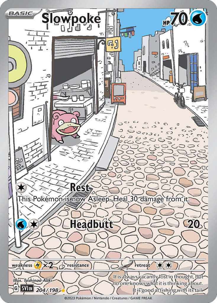 Slowpoke — illustrated card
