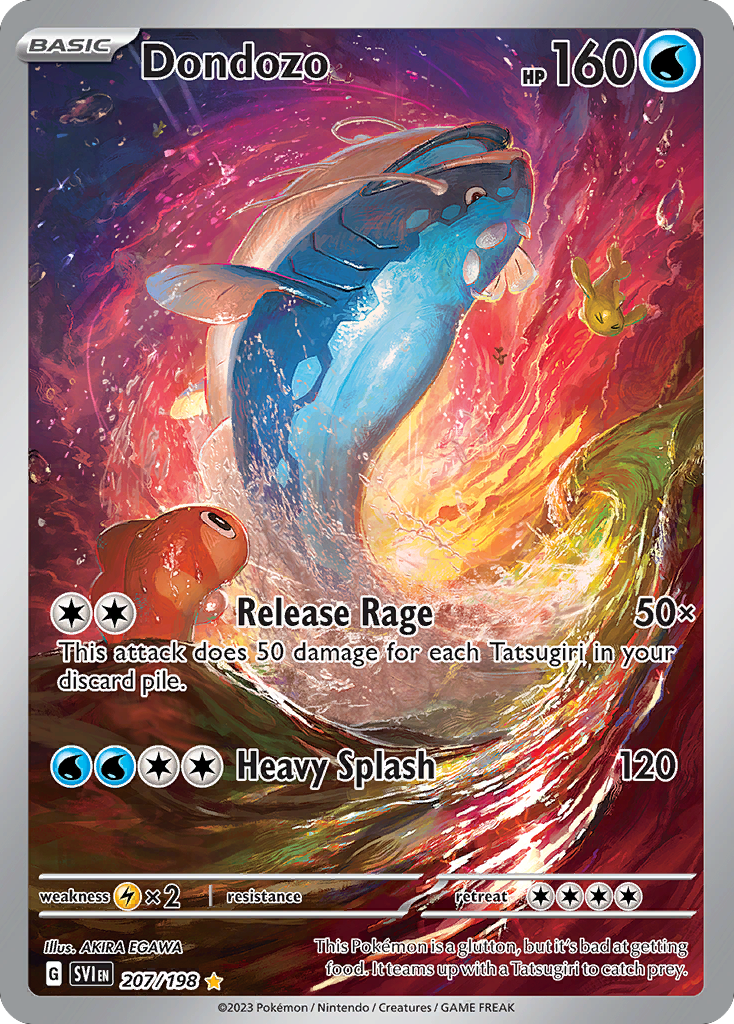 Dondozo — illustrated card