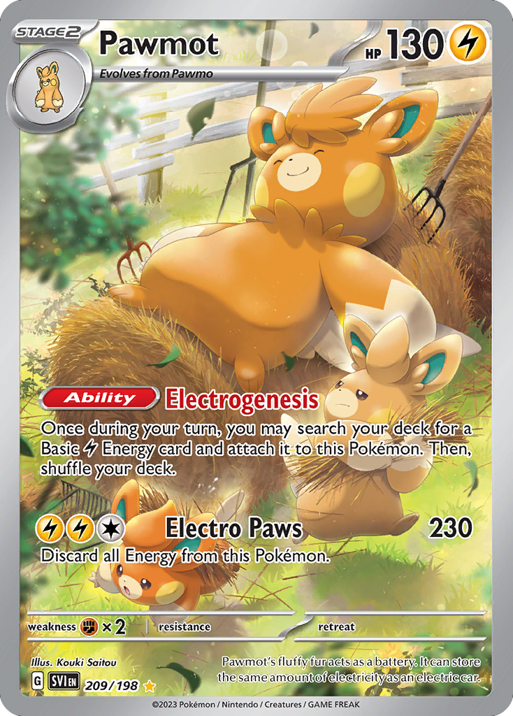 Pawmot — illustrated card