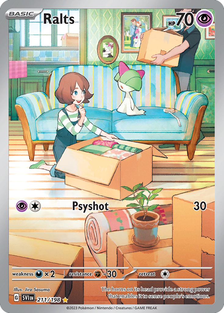 Ralts — illustrated card
