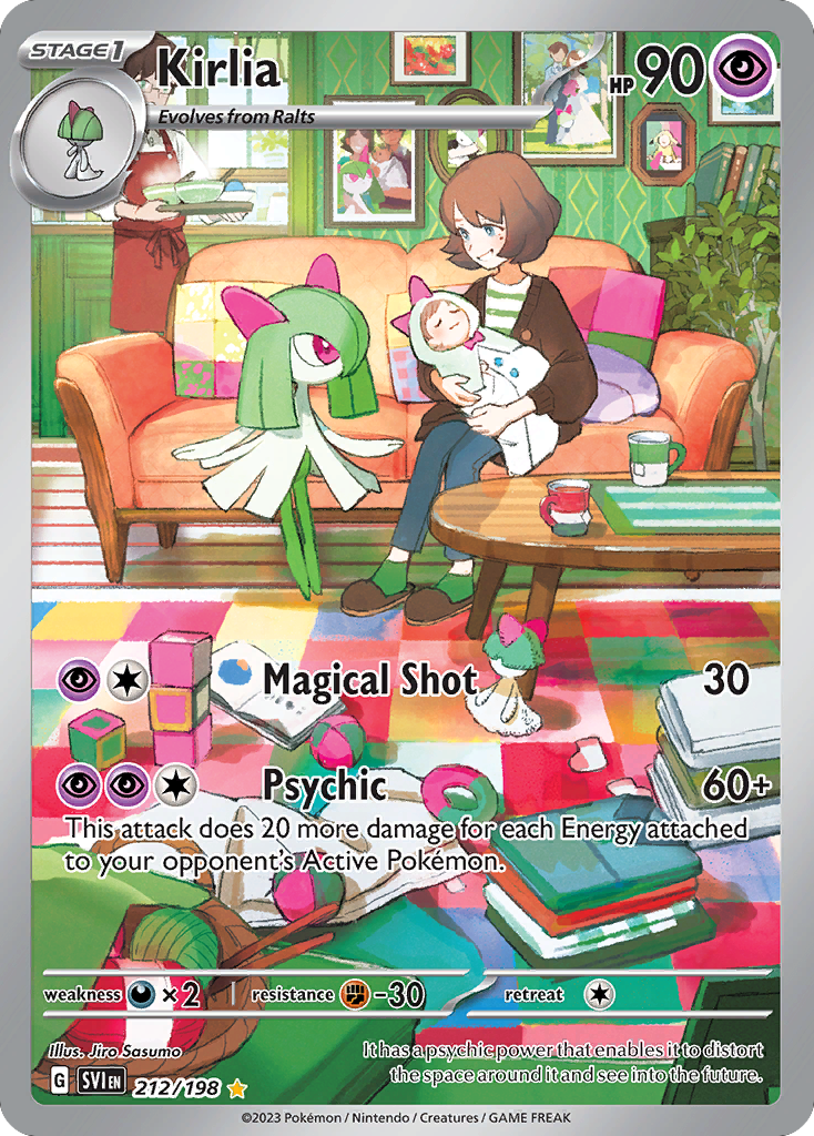 Kirlia — illustrated card