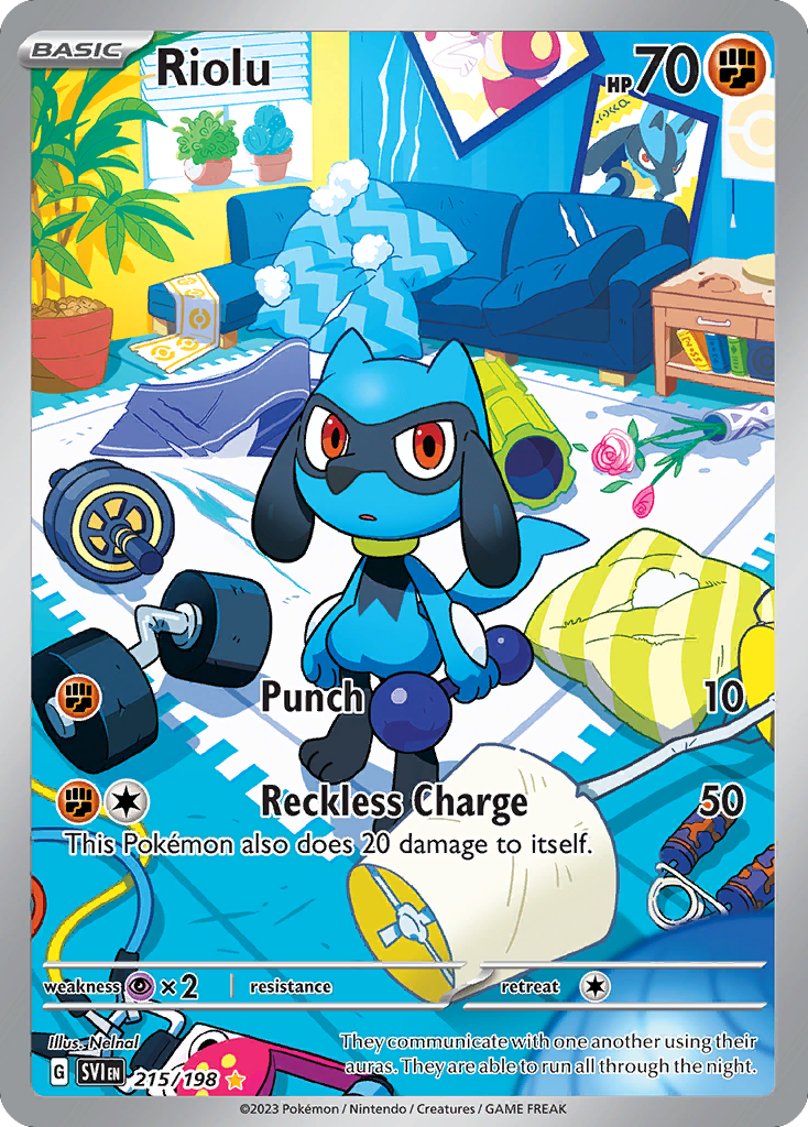 Riolu — illustrated card