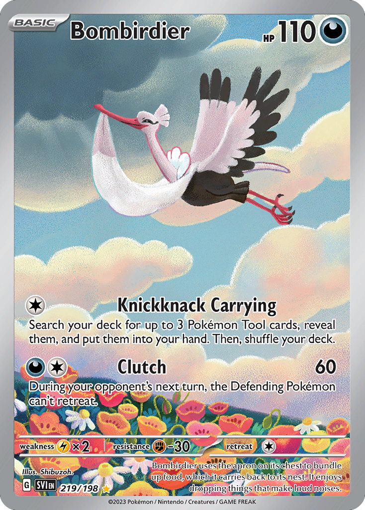 Bombirdier — illustrated card