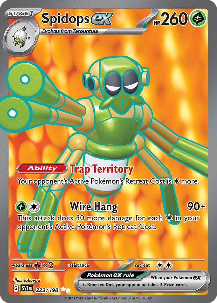 Spidops ex — illustrated card