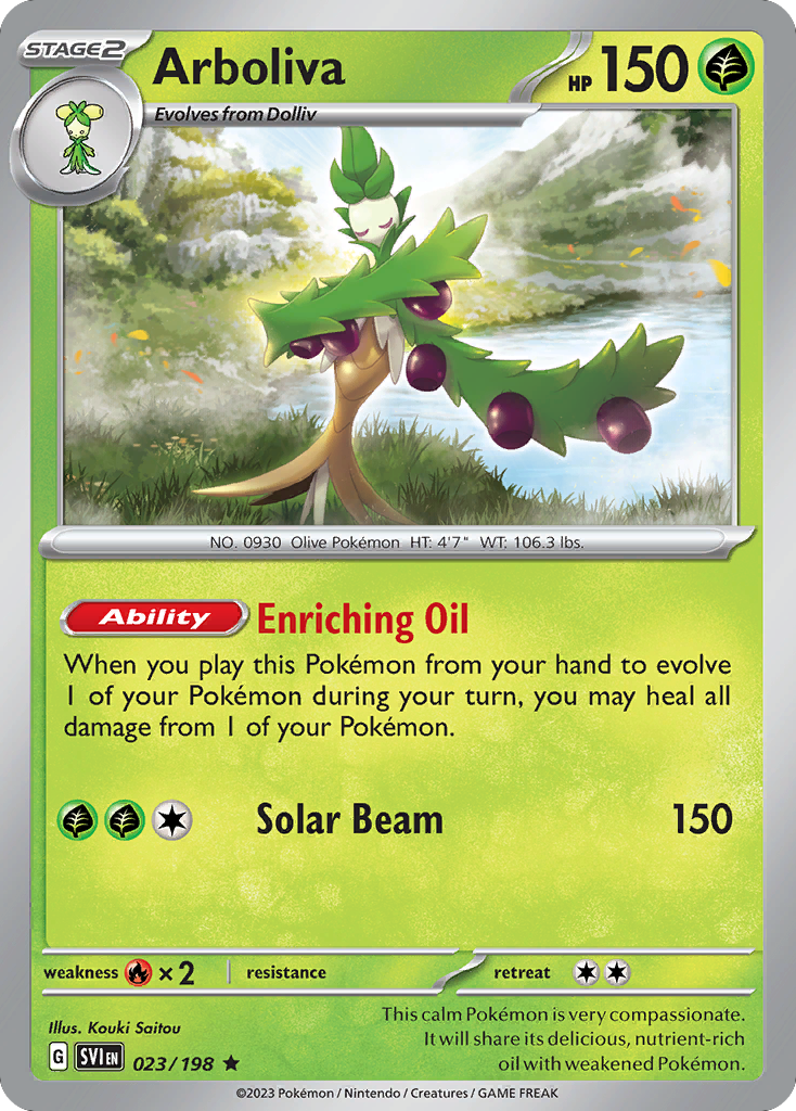 Arboliva — illustrated card