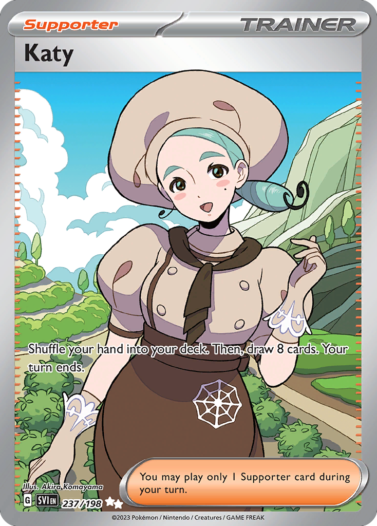 Katy — illustrated card