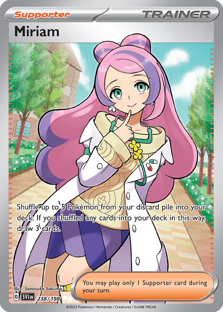 Miriam — illustrated card