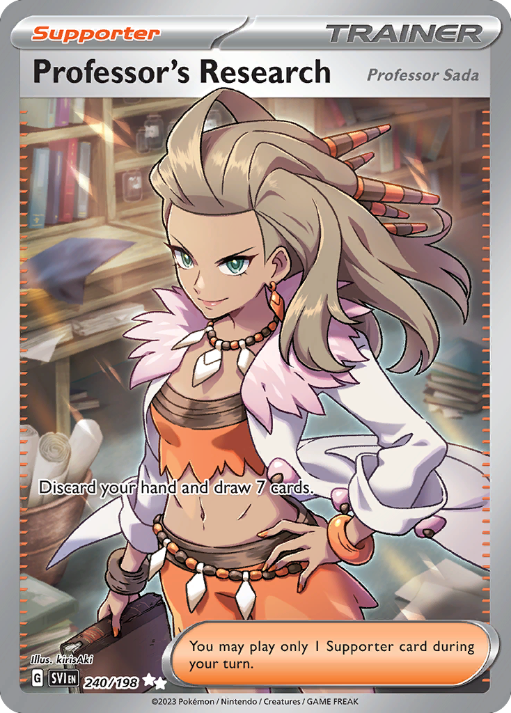 Professor's Research (Professor Sada) — illustrated card