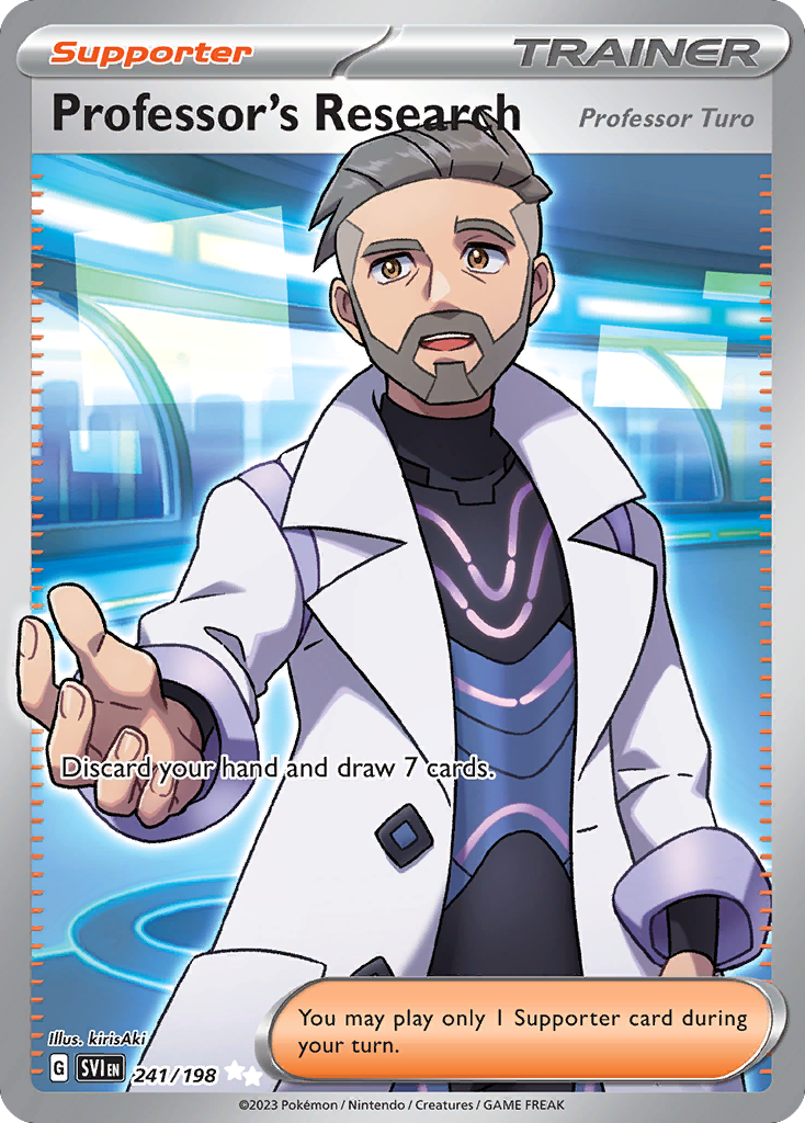 Professor's Research (Professor Turo) — illustrated card
