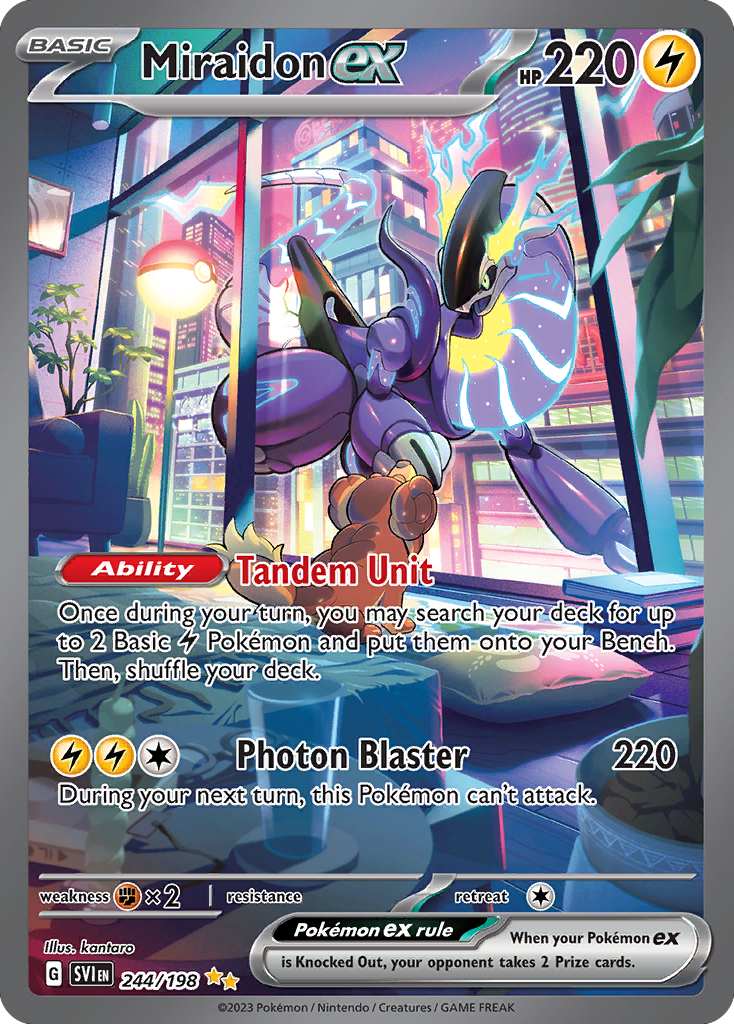 Miraidon ex — illustrated card