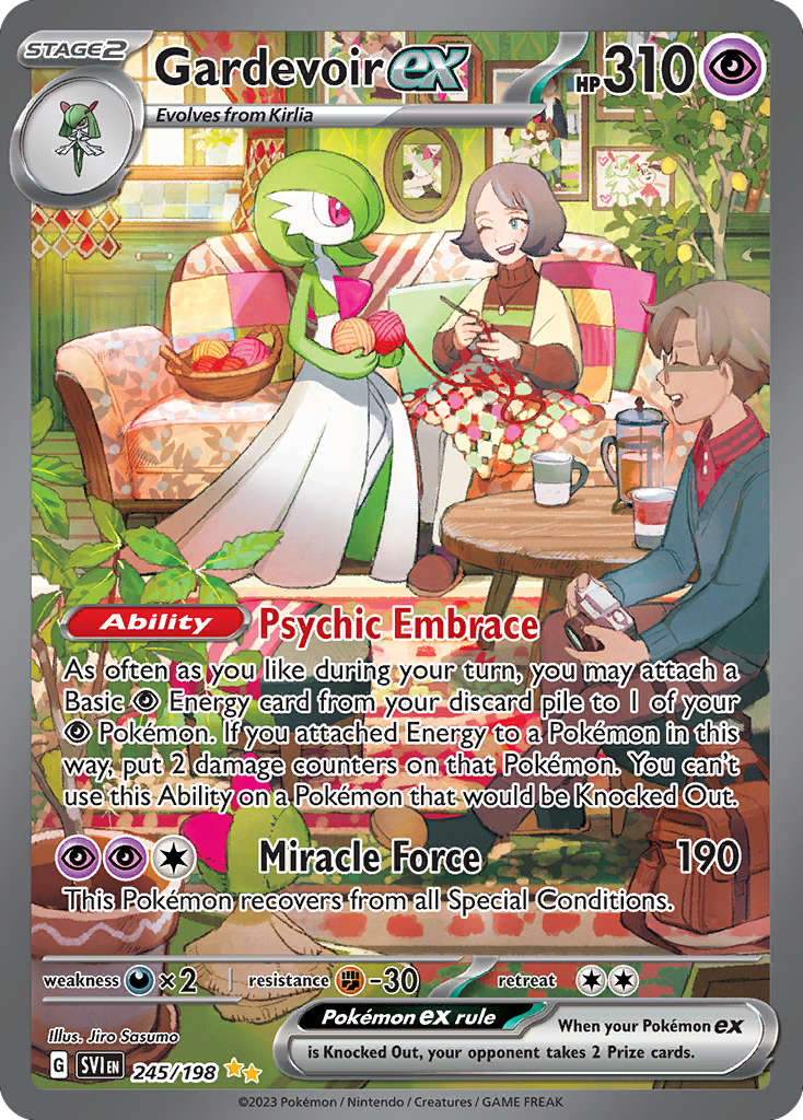 Gardevoir ex — illustrated card