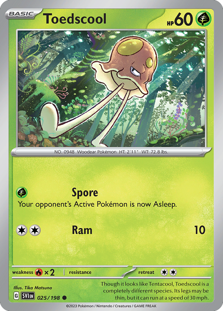 Toedscool — illustrated card