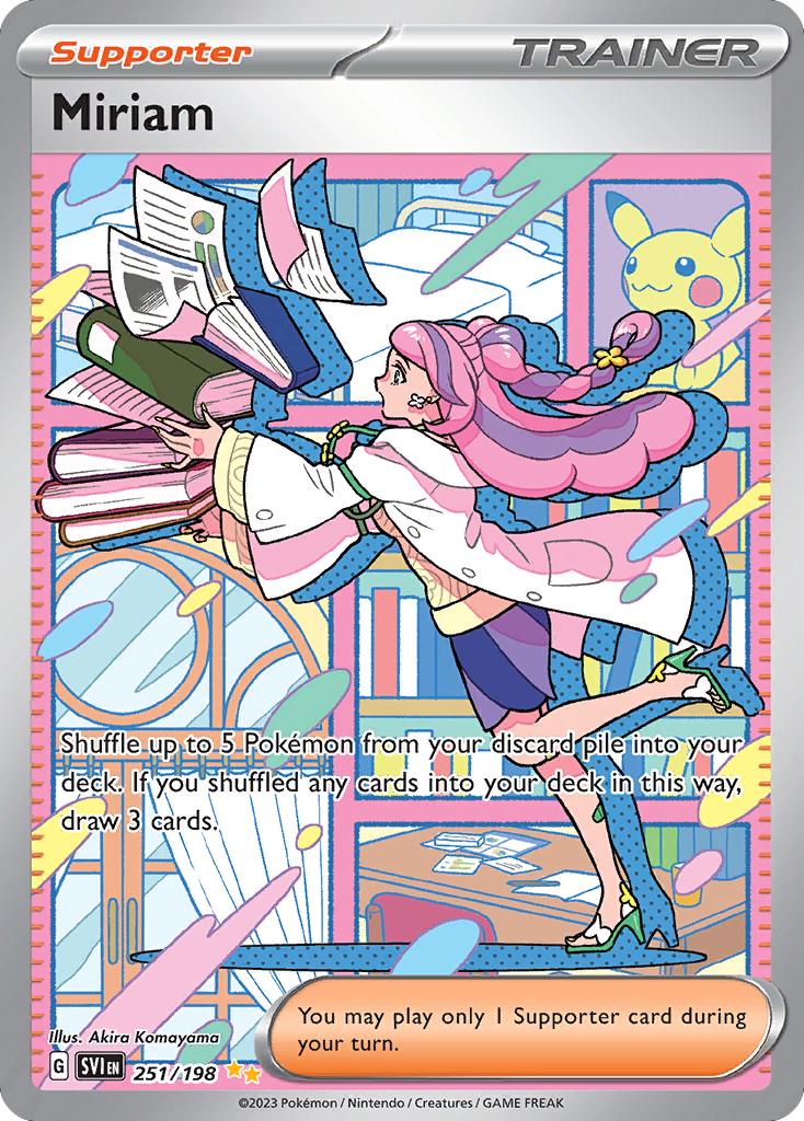 Miriam — illustrated card