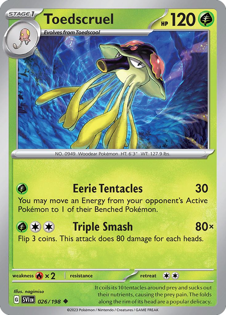 Toedscruel — illustrated card