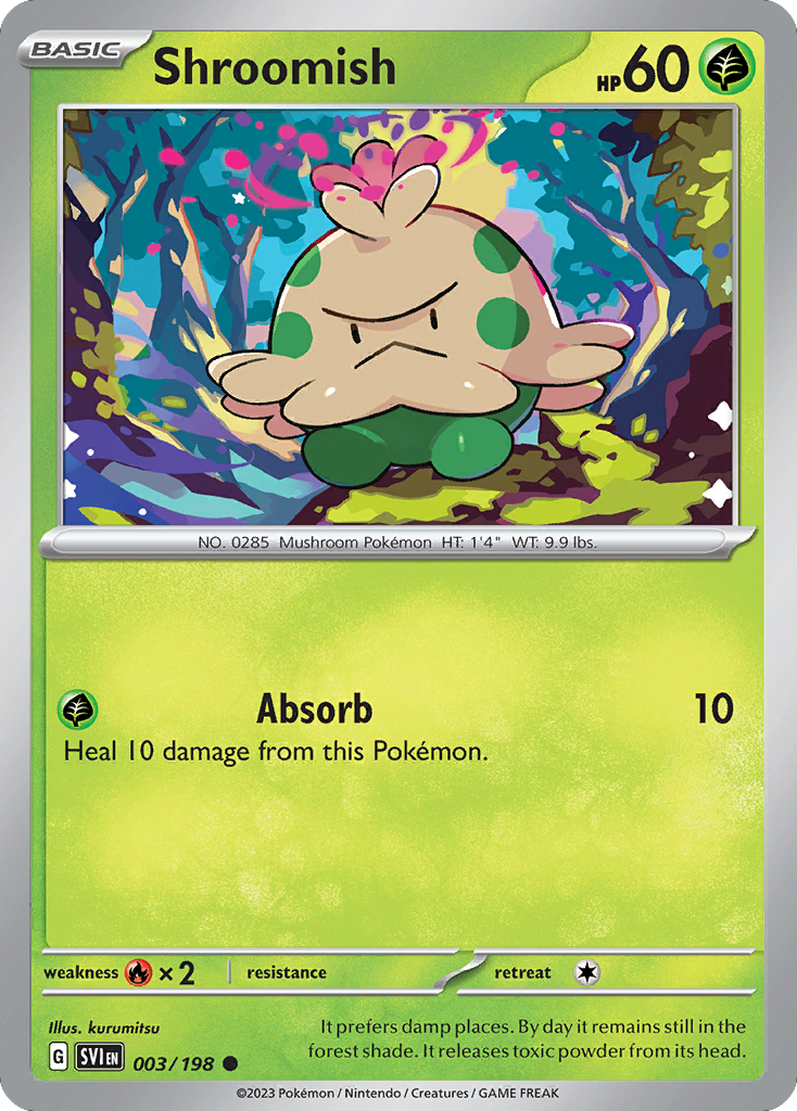 Shroomish — illustrated card