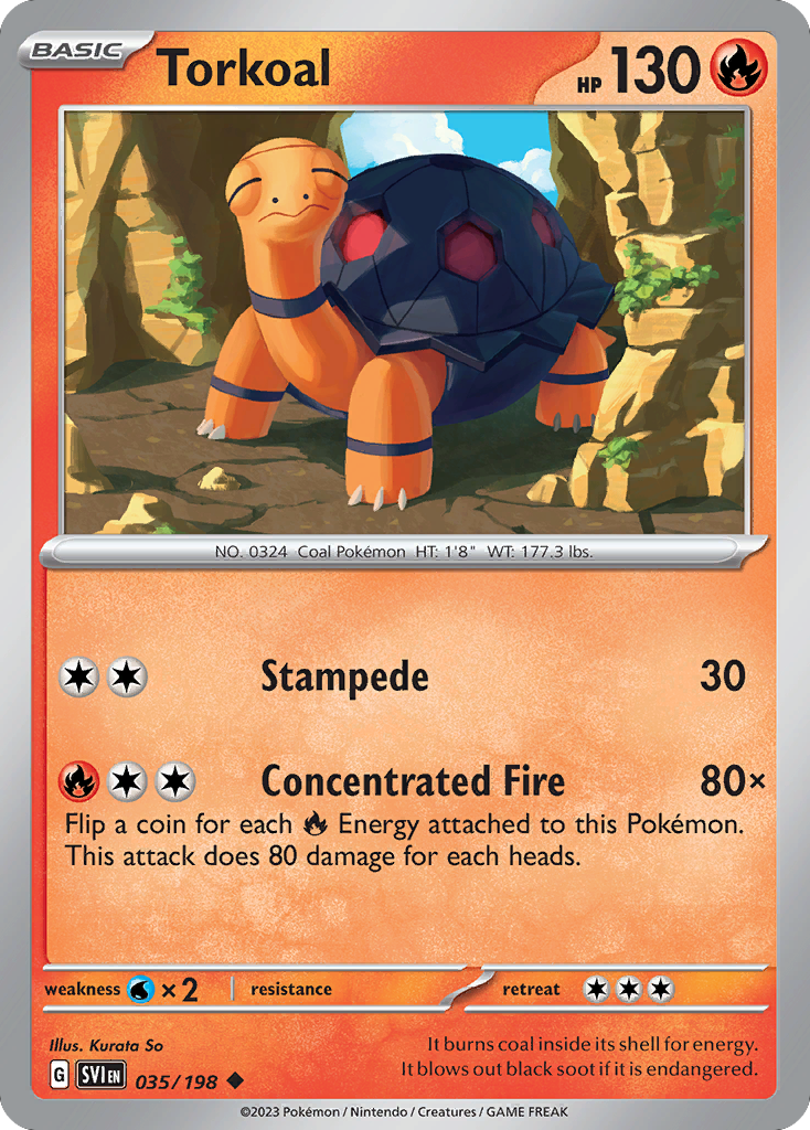 Torkoal — illustrated card