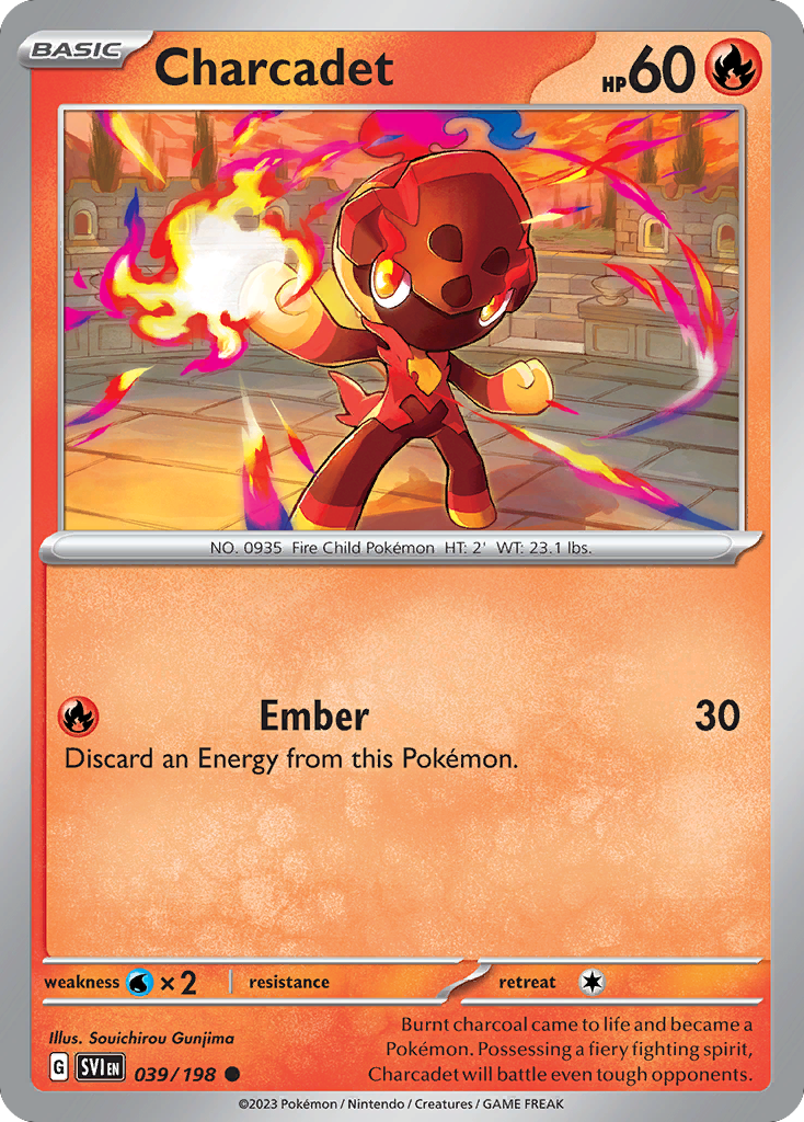 Charcadet — illustrated card