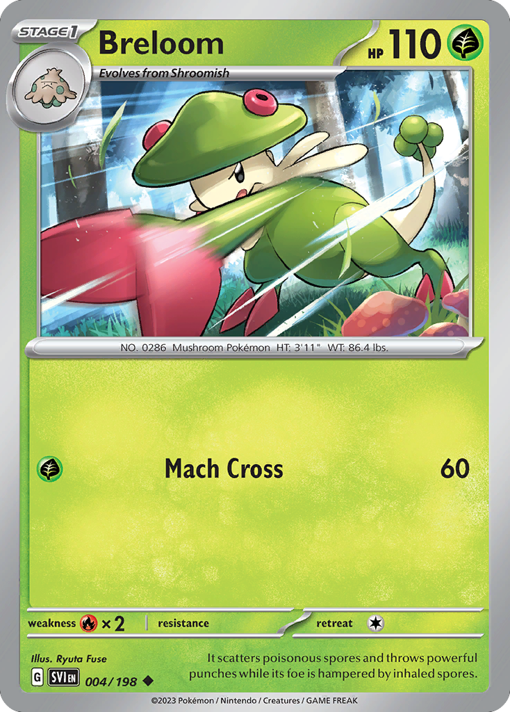 Breloom — illustrated card
